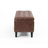 Faux Leather Accent Trunk