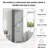 68.1" Tall Freestanding  Bathroom Storage Cabinet-168424251