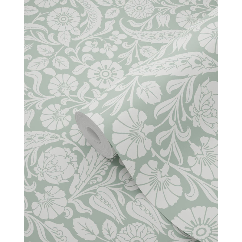 Sunali Floral Double Roll, Green