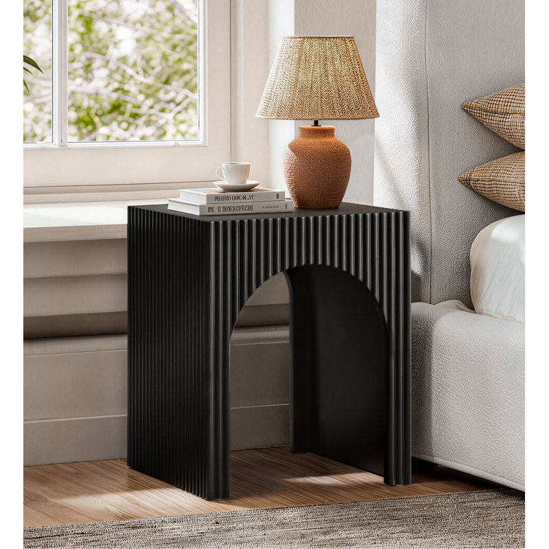Table de bout Claverton, Noir