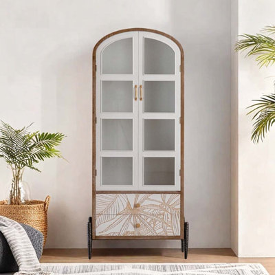 Retro Multi-Purpose Solid Wood Bookcase