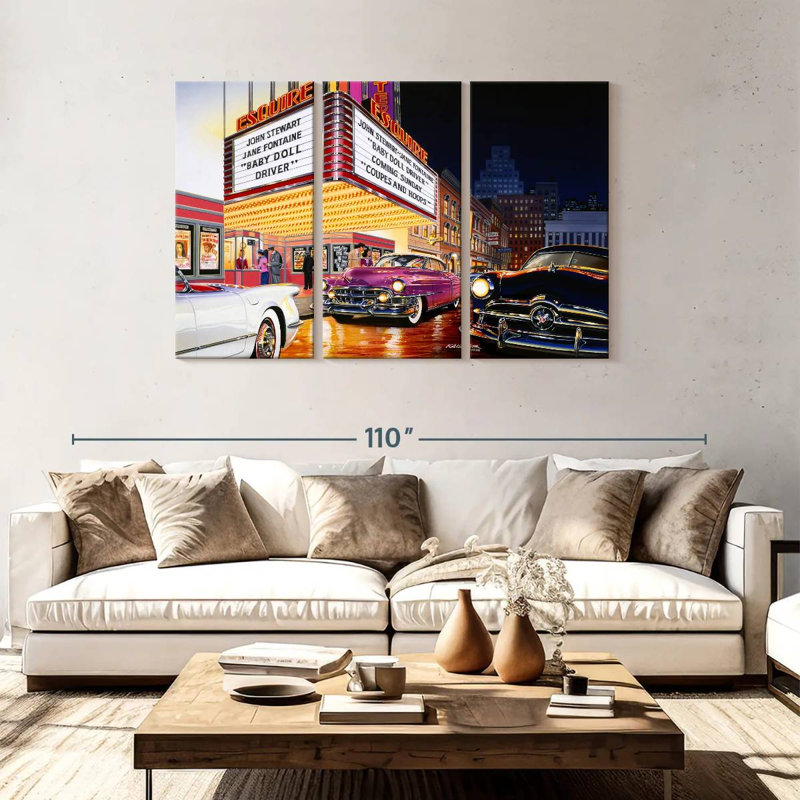Mehar Esquire Theatre, 48" H x 74" W