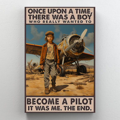 «To devenir pilote» 2 - 1 pièce graphique rectangulaire «To devenir pilote» 2