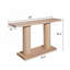 Console en bois avec piédestal à colonne