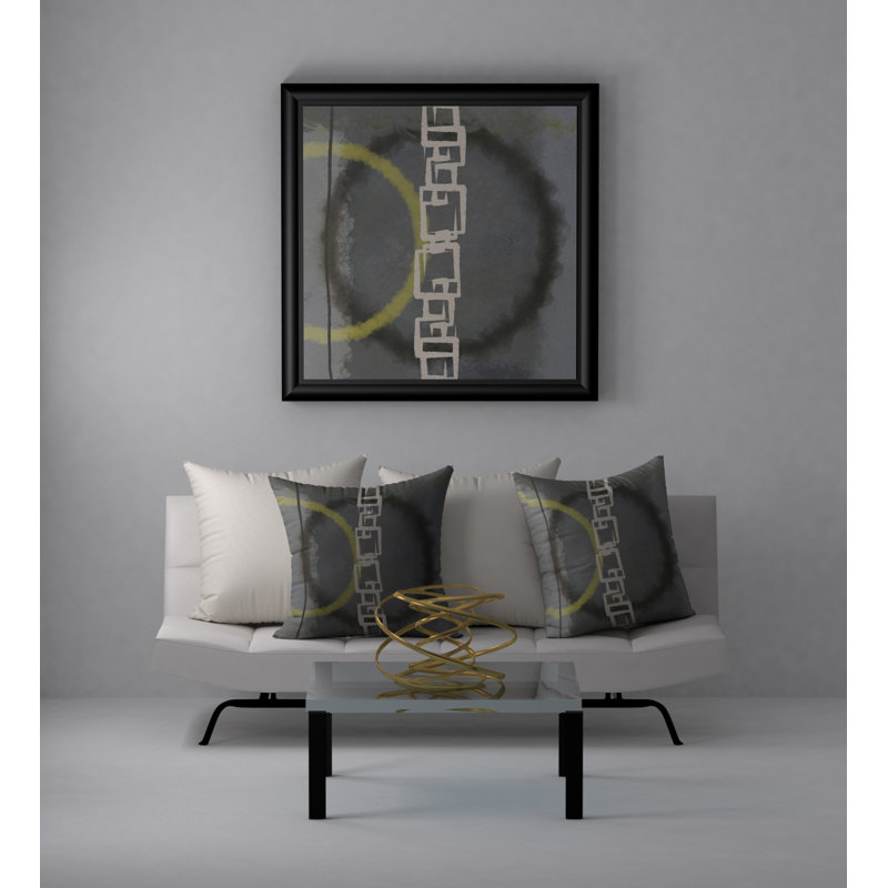 Reversible Throw Pillow, 18" x 18"