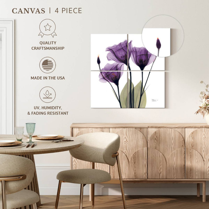 Trio de gentiane mauve Harnek Royal