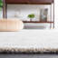 Tapis ivoire en laine et en coton touffeté à la main Reaver-95596869