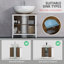 Meuble-lavabo moderne pour salle de bain