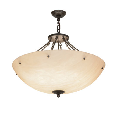 Luminaire suspendu bol / urne simple 8 lumières Nashrah