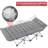 Double Layer Stripes Folding Sleeping Bed With Pearl Cotton Pad Cot