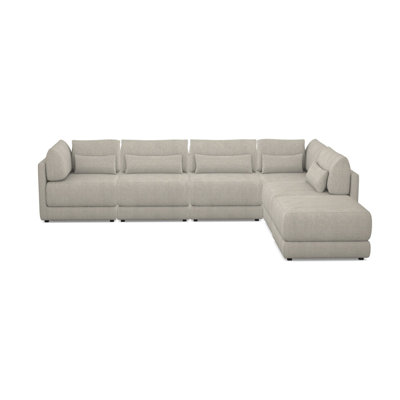 Ease 6-Piece Dove Sectional