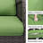 Anahit Wicker Patio Dining Set with Square Table , Cushions Included-508085665