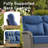 8-Piece Outdoor Wicker Courtyard Fire Pit Conversation Set With Sofa, Swivel Chairs-1410570520-1531836652