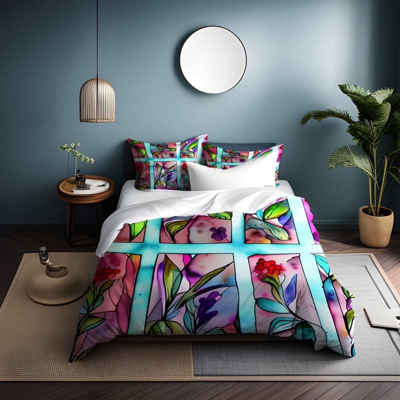 Polyester Duvet Cover, King Duvet Cover + 2 King Shams