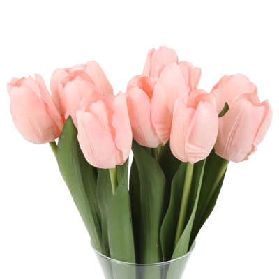 6 pièces de fleurs artificielles tulipes pour table de mariage