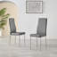 Eubanks 4 Black Dining Table & 4 Grey Gold Leg Chairs-101527914