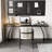 Black Rectangular Solid Wood+Iron desk-396648703
