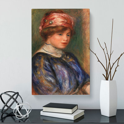 Portrait Of A Woman Vol.2 by Pierre-Auguste Renoir - Wrapped Canvas Painting