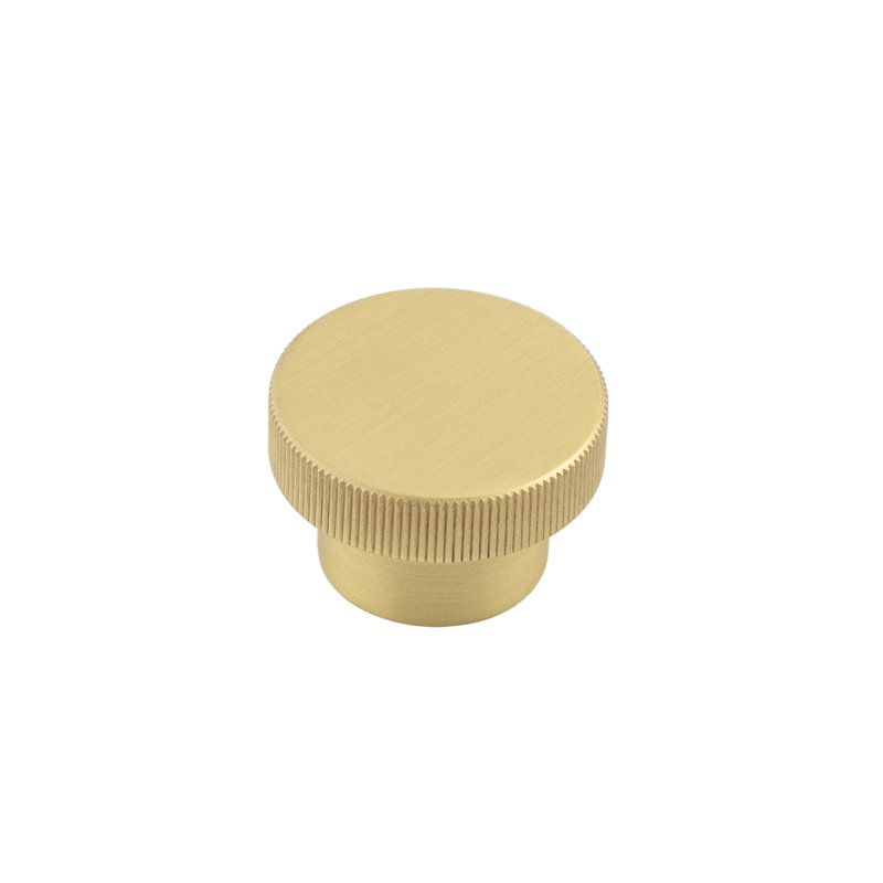 Hoxton 40mm Diameter Round Knob, Satin Brass