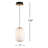 Kace 1-Light Dimmable Single Pendant-553624642