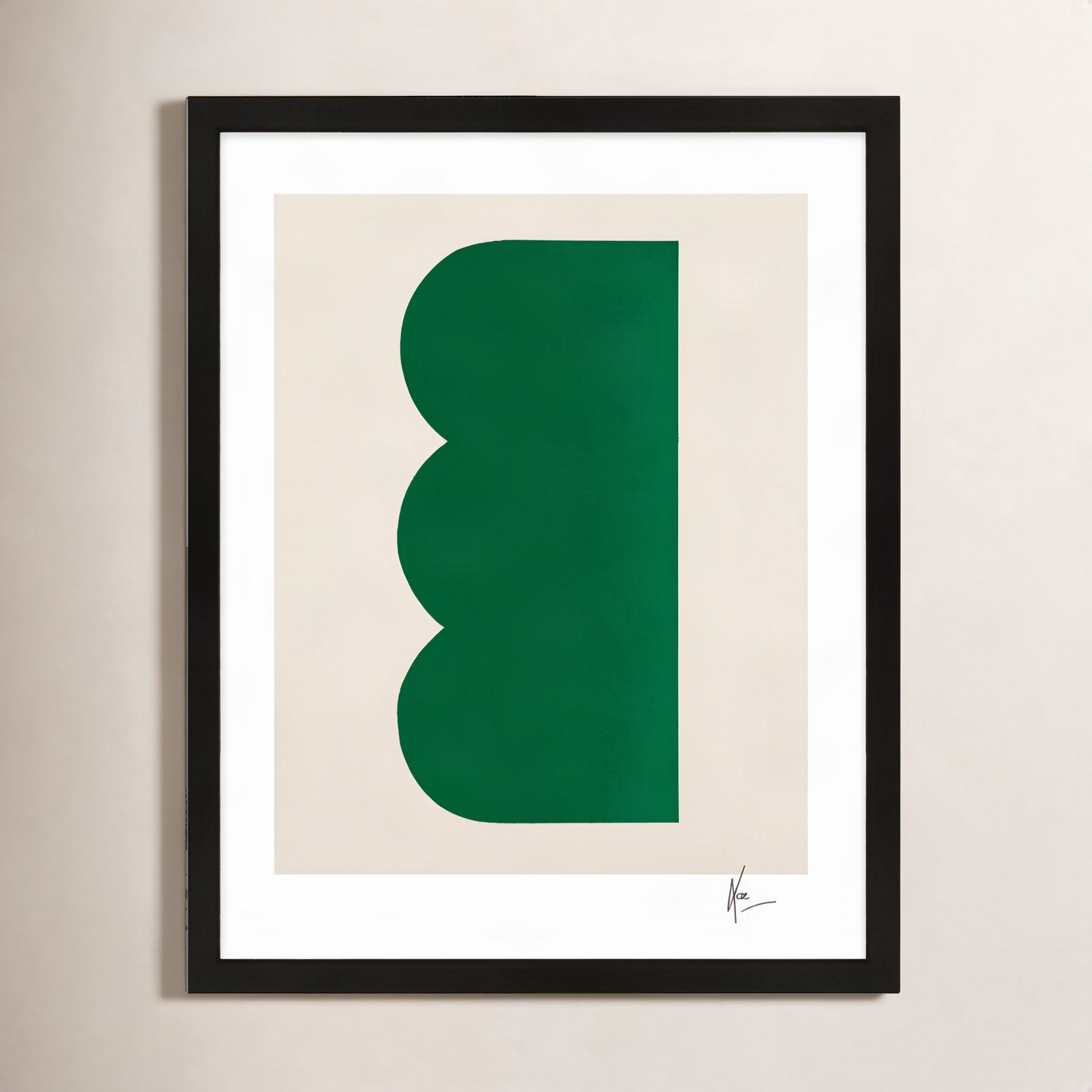 Keyhole 3 by Lee Lessem, 25" H x 20" W x 1.25" D, Black Framed