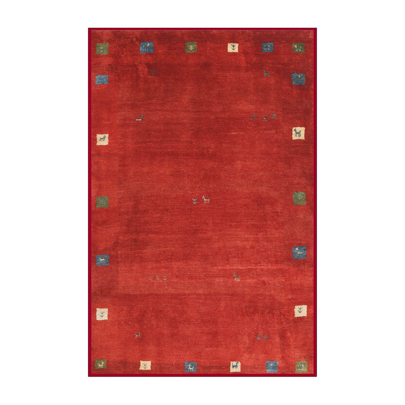 Ankenbaer Abstract Indoor Rug, Rectangle 5' x 7'