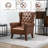 Dreggors Faux Leather Wingback Chair-1643405208