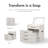 Allisun Led Makeup Vanity Set With Stool-1666572971