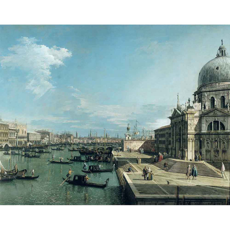Canaletto Non-Wall Damaging Wall Decal, 28" H x 36" W