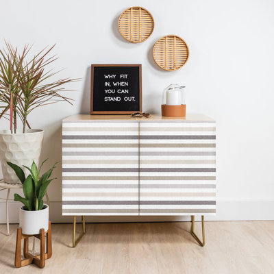 Armoire d'appoint 2 portes Linen Stripes