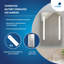Thornton Bathroom Mirror with LED Light Strips (60H x 40W)