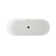 67 Inch Bathtub in Glossy White with Trim