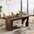 6.56FT Rectangle Conference Table, 78.74" Meeting Table With Double Base, Modular Seminar Table-1933380993