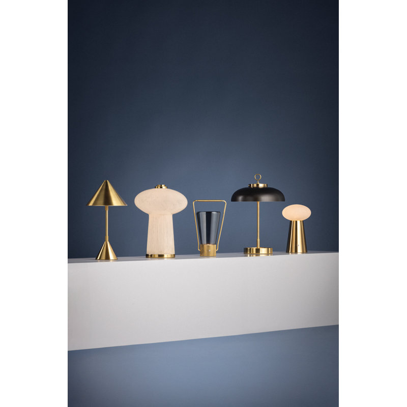 Fords Rechargeable Table Lamp in Aged Brass