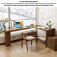 Bureau en bois massif en forme de L-1399089884