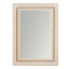 Indo Rectangle Solid Wood Beveled Mirror