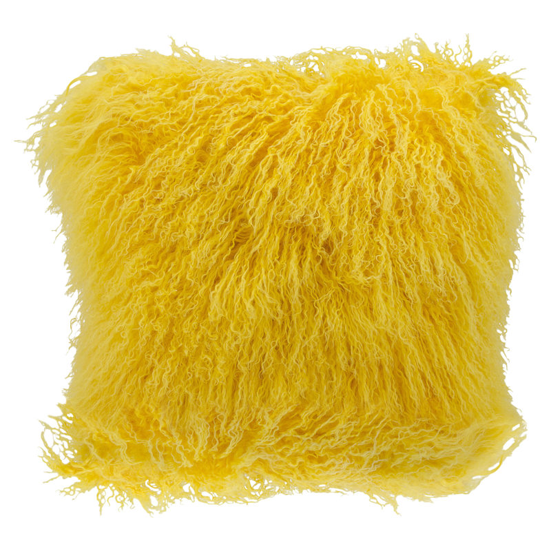Fringed Throw Pillow, Cream