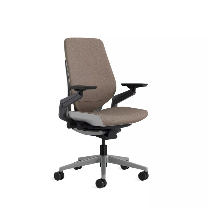 Steelcase Gesture Task Chair, Truffle, Hard Floor, Light