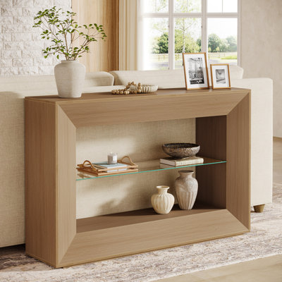 3-Tier 55-Inch Long Console Sofa Table