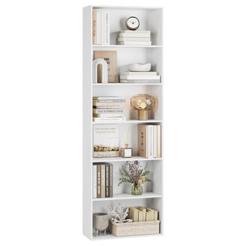 Ashaz 180cm H x 60cm W Standard Bookcase, Oak