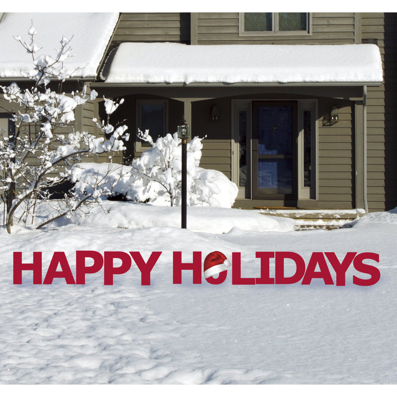 Piquet de jardin Happy Holidays