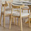 Ensemble de salle à manger 9 pièces, table ronde avec base en acier inoxydable, 8 chaises d'appoint pour la maison