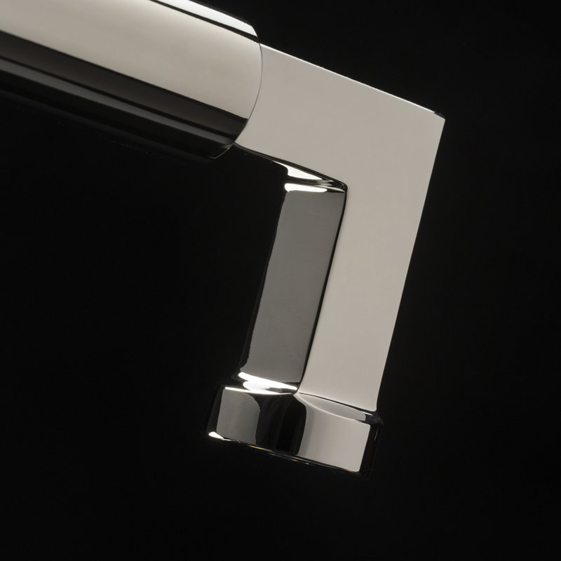 Parkview Collection Handle Pull - Cabinet - Transitional Hardware for Drawers & Cabinets, 6-5/16", Polished Nickel