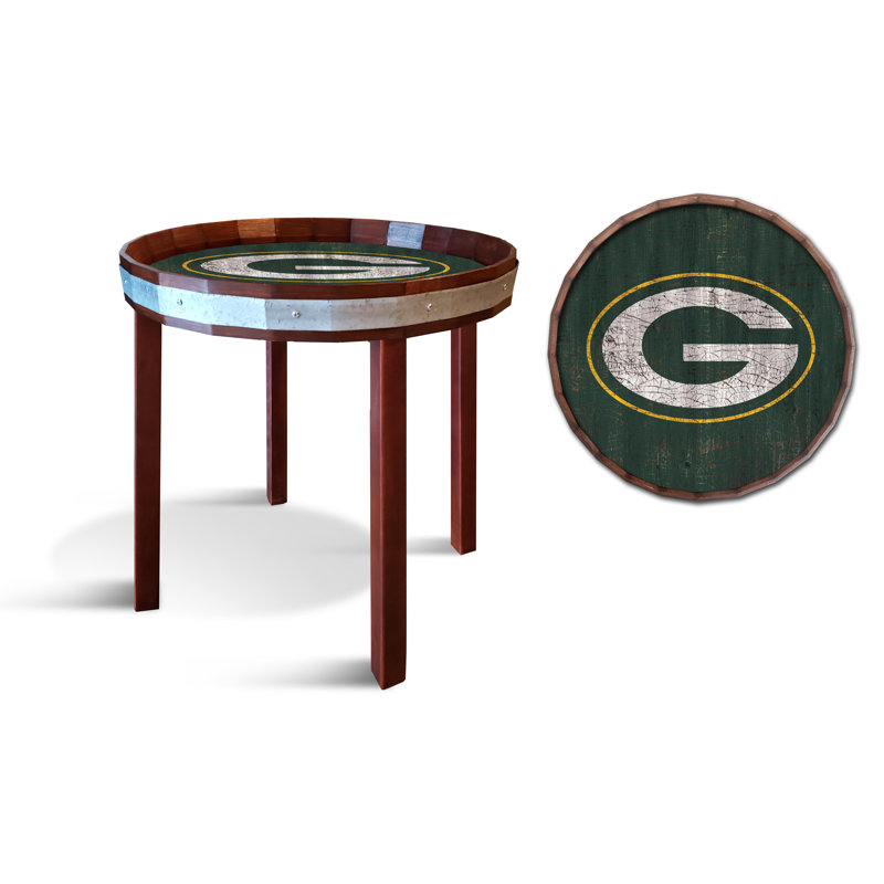 Tray Top End Table, Green Bay Packers