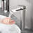 Waterfall Bathroom Vessel Faucet With Pop-Up Drain Single Hole Bathroom Vessel Sink Faucets Stainless Steel Single Handle Tall Bathroom Vanity Basin Taps-108532393