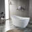 Opalo 67'' x 32'' Soaking Acrylic Bathtub