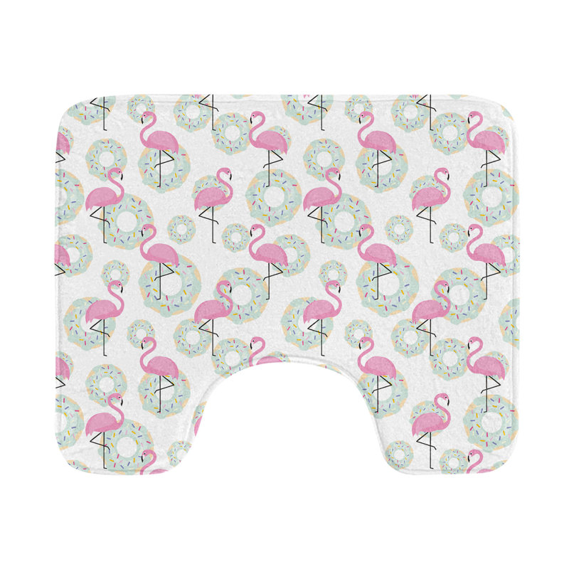 Tapis de salle de bain Ambesonne Flamingo