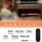 Afomia Symple Stuff Black Freestanding Electric Fireplace-819823724