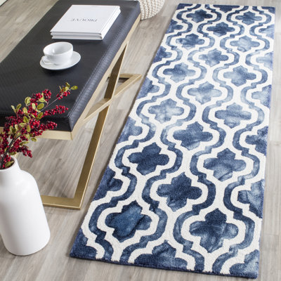 Adelei Hand Tufted Wool Geometric Rug