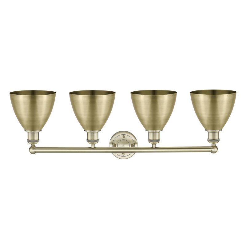 Amylee 4 - Light Dimmable Vanity Light, Antique Brass, Antique Brass